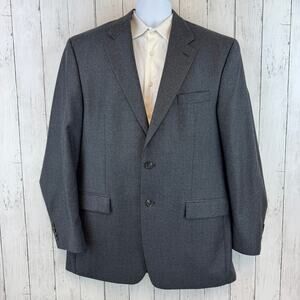 Lauren Ralph Lauren Lord & Taylor Gray Felted Wool Sport Coat Jacket Blazer 44L